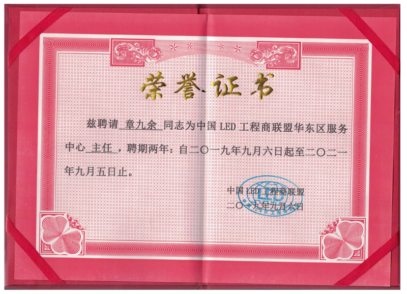 Appointment of Director of East China Service Center of China LED Engineering Business Union